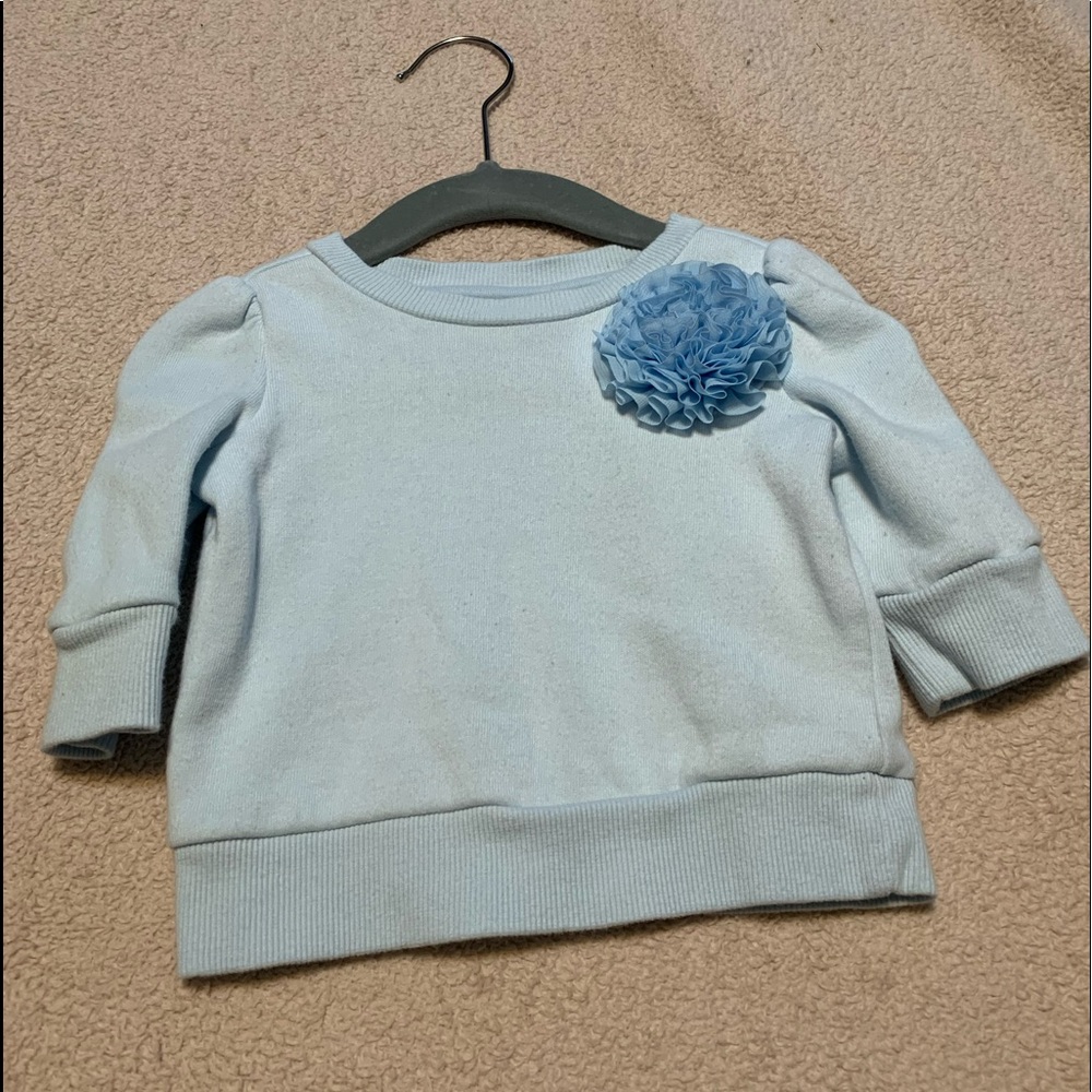 Juno Valentine by Janie and Jack Light Blue Sweater - limited edition